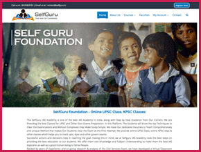 SelfGuru Foundation Website